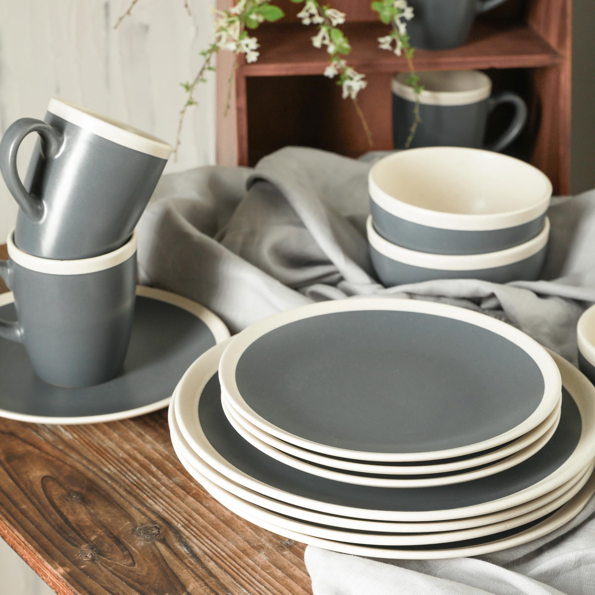  Collection Stoneware ストーンウェア食器セット9枚 Home Collection Stoneware ストーンウェア食器セット9枚